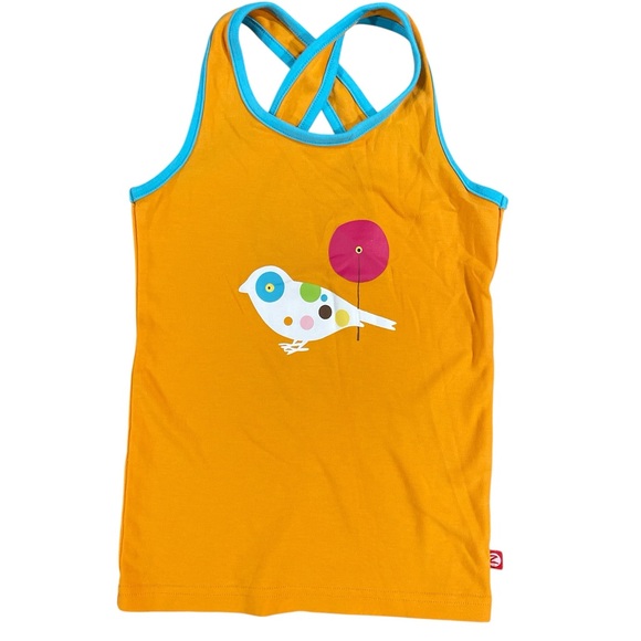 Zutano Orange and Blue Toddler Tank Top - Picture 1 of 4